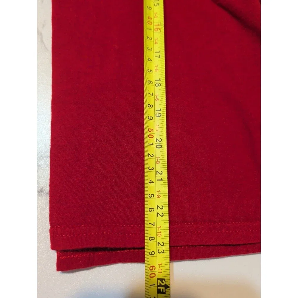 Y2K Inspired Vans Shirt Small Red Graphic Streetwear Skating Short Sleeve - Picture 9 of 10